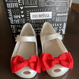 Mini Melissa toddler girl shoes size 8